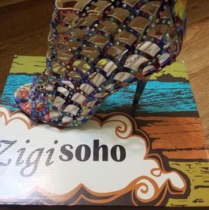 Rhinestone cage Heels! So sexy